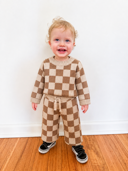 The Wander Cotton Knit Set 🤍✨