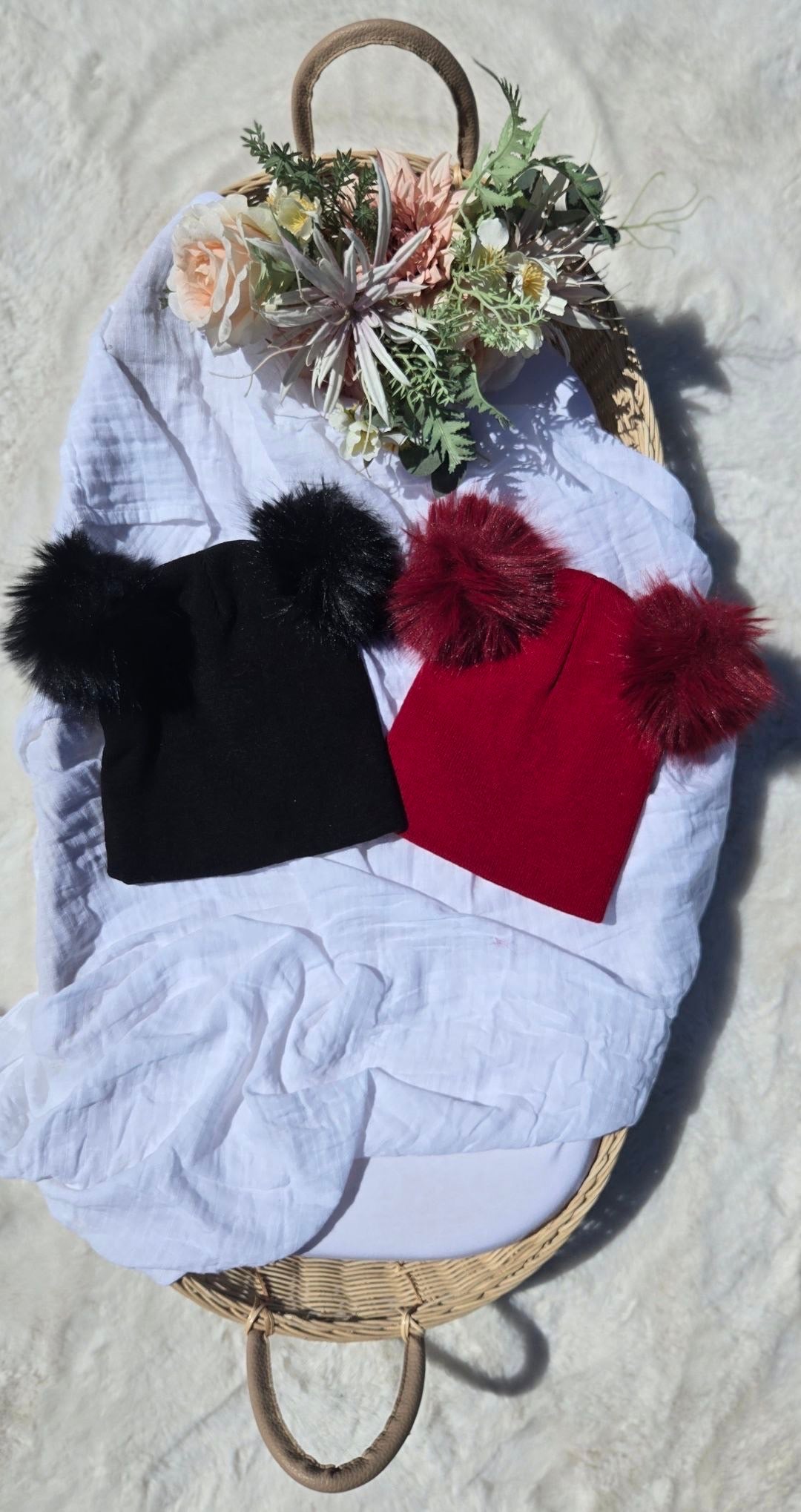 Double Pom Pom Beanies
