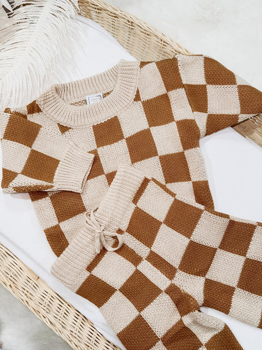 The Wander Cotton Knit Set 🤍✨