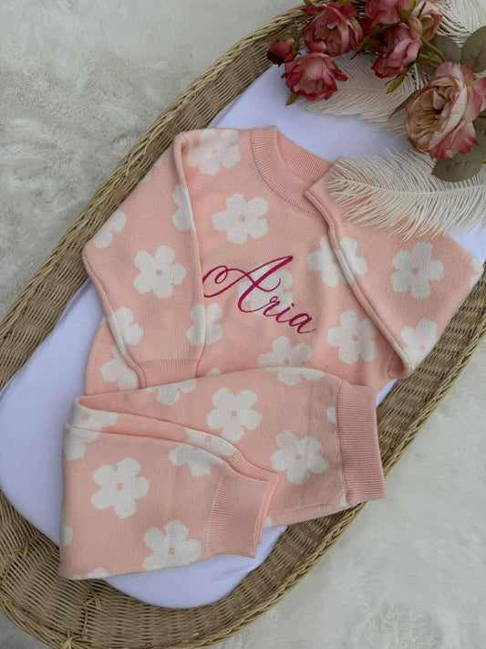 Floral Knit Set