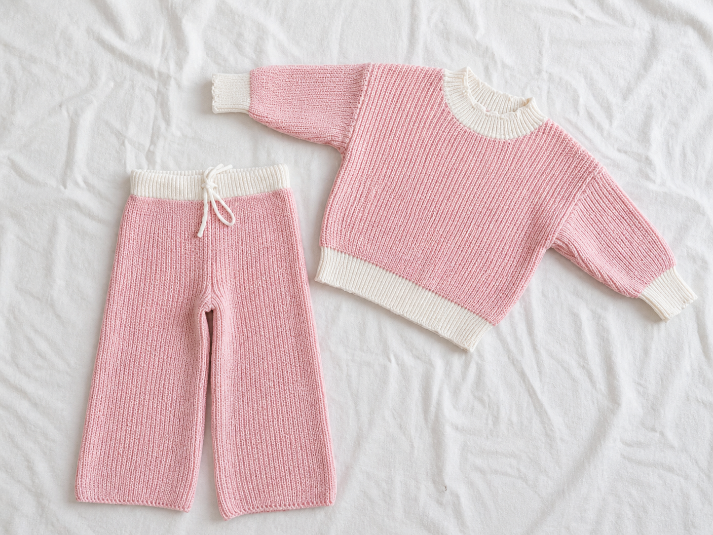 Pretty In Pink Oversized Knit Set