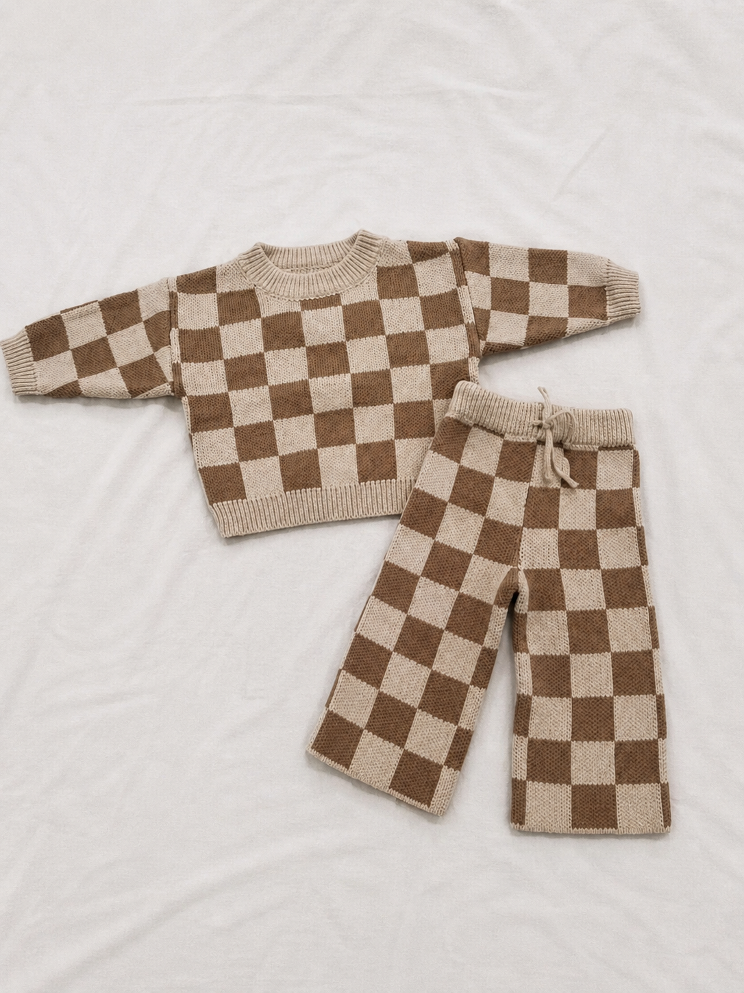 The Wander Cotton Knit Set 🤍✨