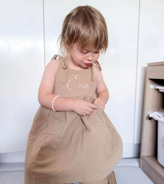 Personalised Linen Dress